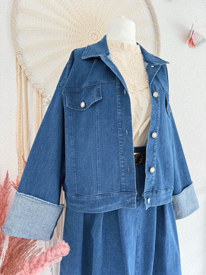 OVERSIZED JEANSJACKE - ONE SIZE -