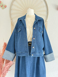 OVERSIZED JEANSJACKE - ONE SIZE -