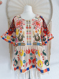 TUNIKA MIT FOLKLOREMUSTER MODELL A - ONE SIZE -