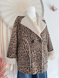 LEOJACKE MIT TEDDYFELL - ONE SIZE -