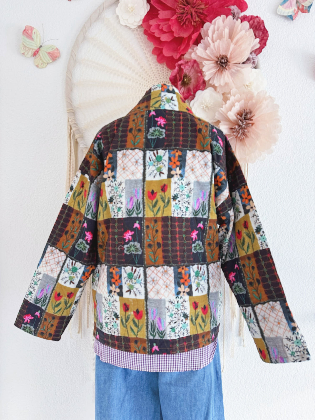 JACKE MIT PATCHWORKMUSTER - VERSCH. GRÖßEN