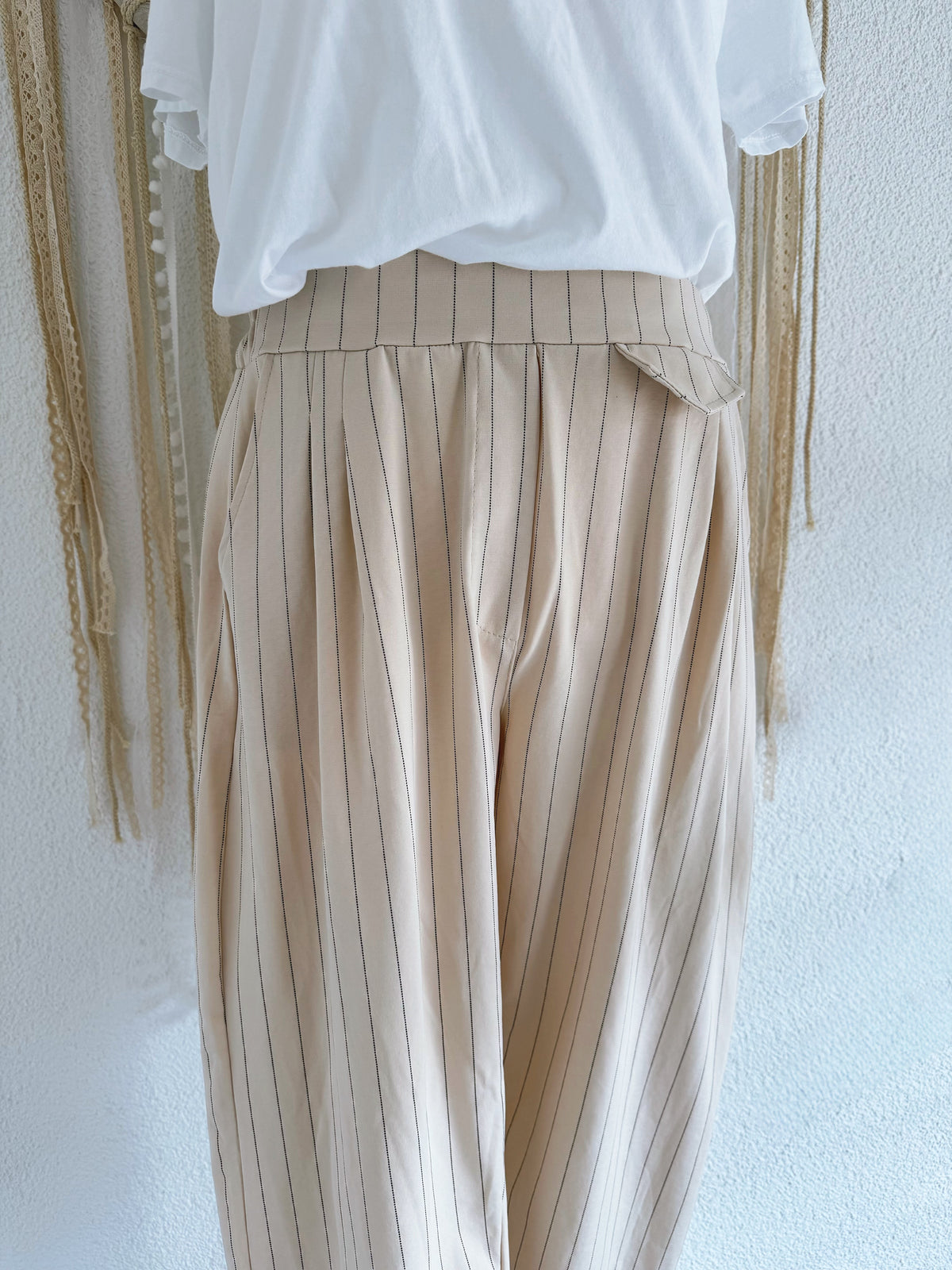 ZWEITEILER BLAZER & HOSE - IN BEIGE - ONE SIZE