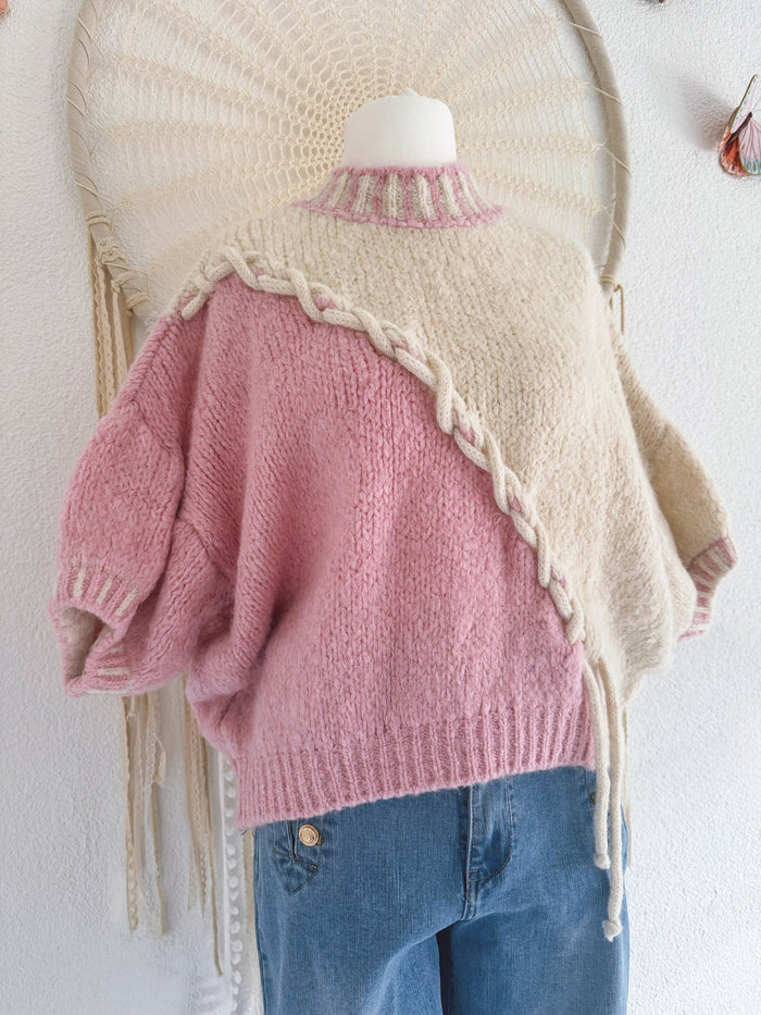 STRICKSHIRT - IN ROSA - ONE SIZE