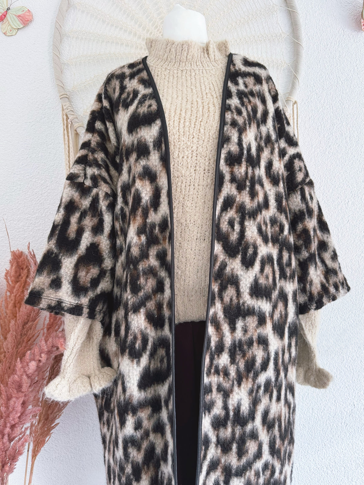 OVERSIZED LEOCARDIGAN - ONE SIZE -