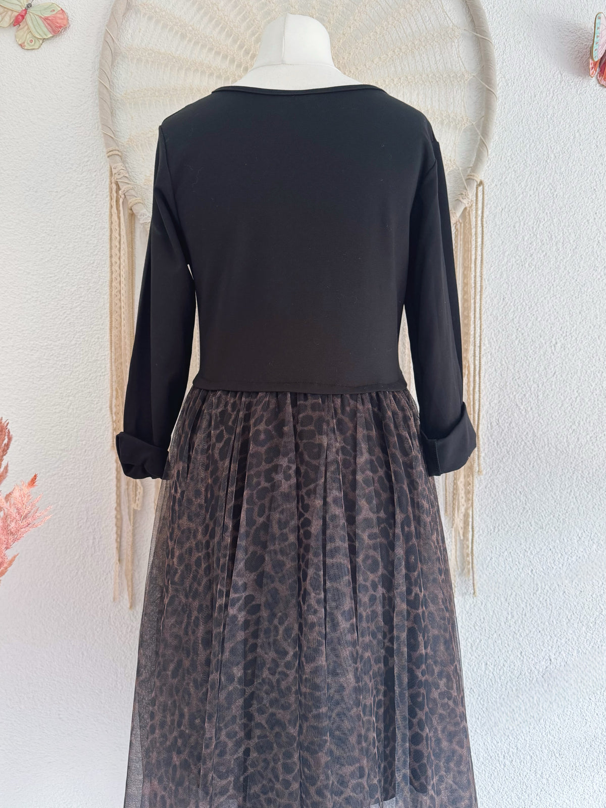 KLEID MIT LEOTÜLL - ONE SIZE -