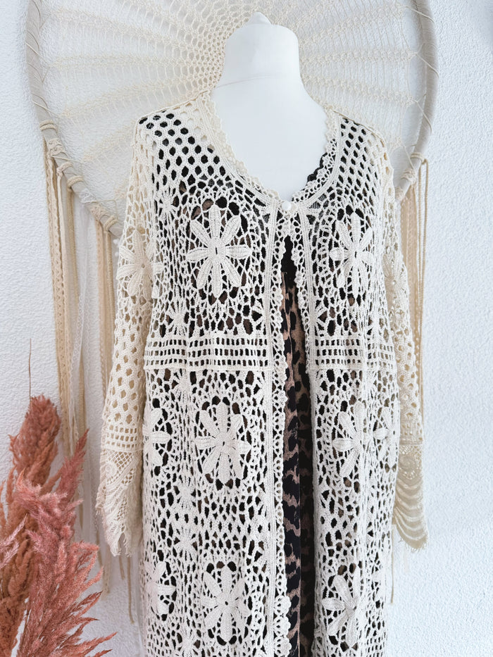 CROCHET-KIMONO IM BOHOSTIL - ONE SIZE -