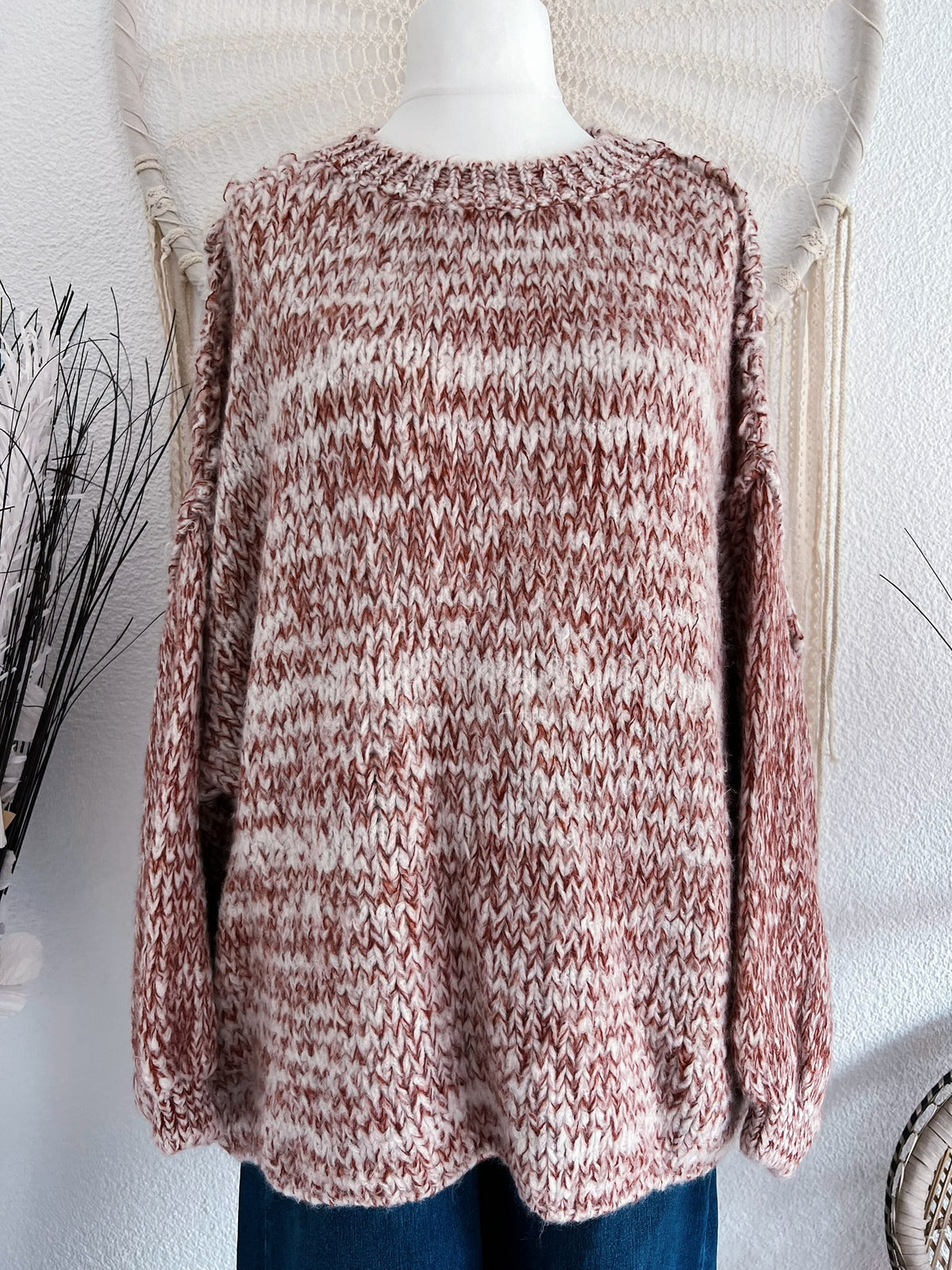 OVERSIZED STRICKPULLOVER - MELIERT - ONE SIZE