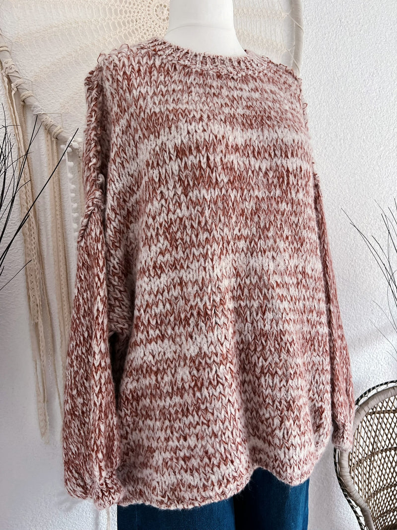 OVERSIZED STRICKPULLOVER - MELIERT - ONE SIZE